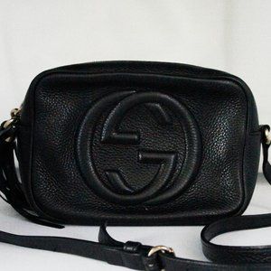 Gucci Black Soho Leather Disco Bag